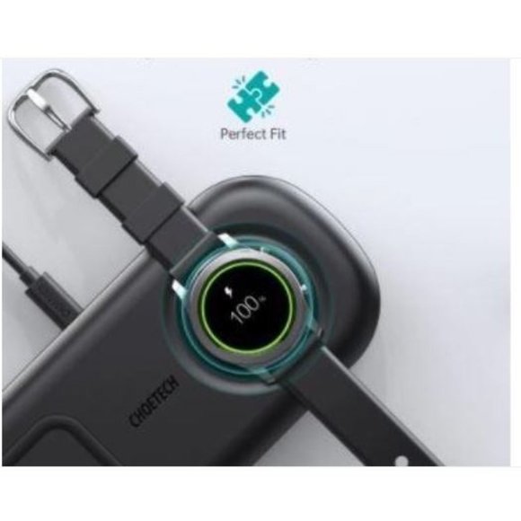 Choetech T570-S 2-in-1 Wireless Charger, 10W Max Wireless Charging Pad with Adap - Picture 4 of 11